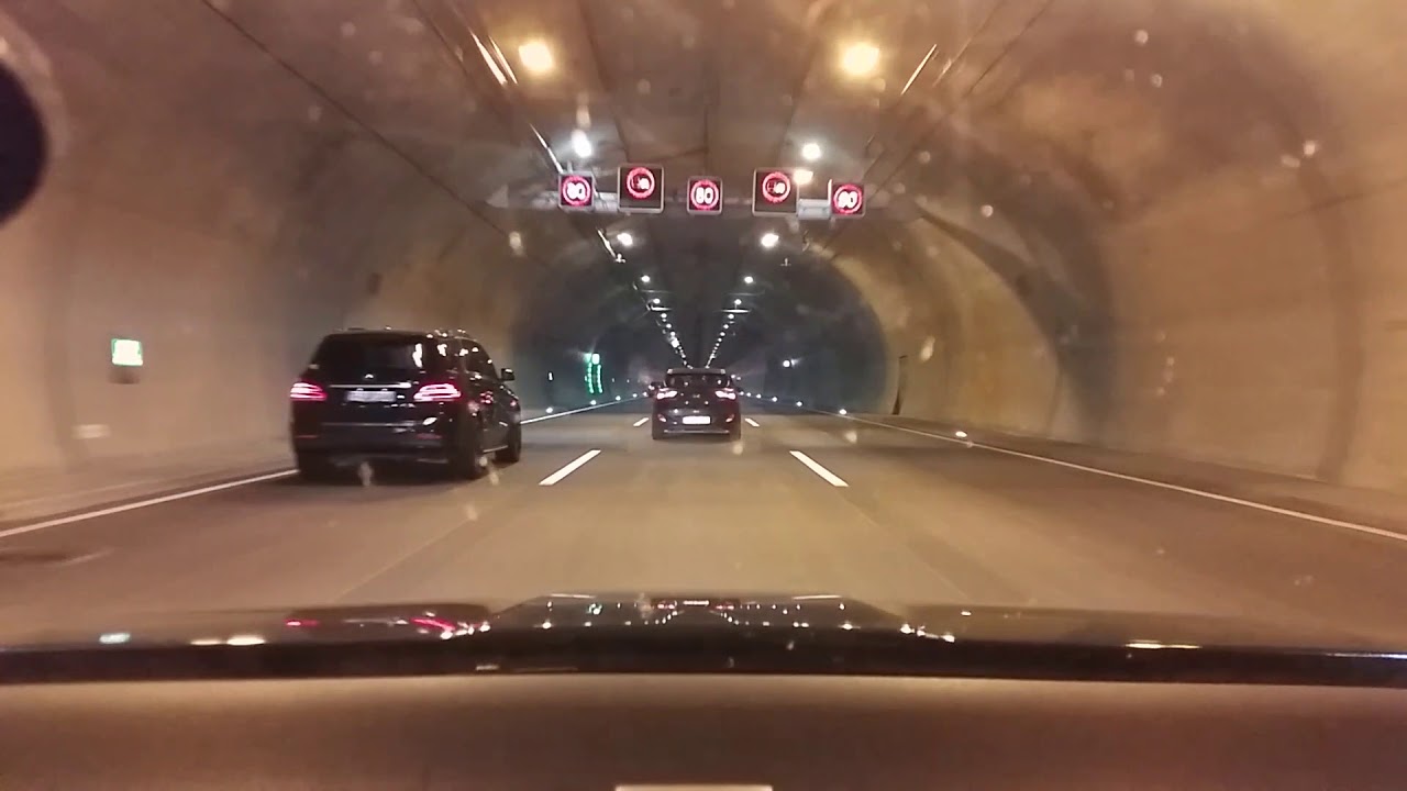 Niemcy autostrada tunel , Deutschland autobahntunnel Jena Lobdeburg 600 m , Jagdberg 3072 m