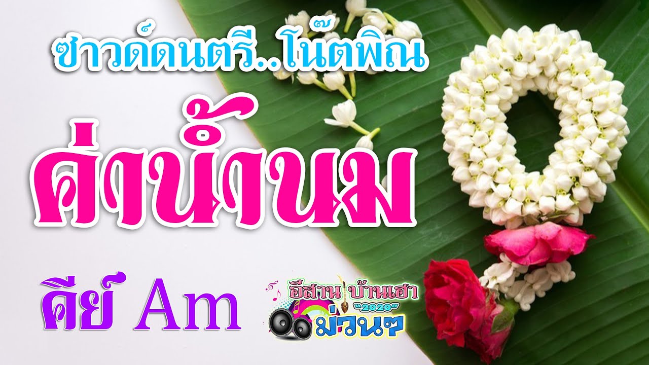 ค่าน้ำนม - ซาวด์ โน๊ตพิณ คีย์ Am