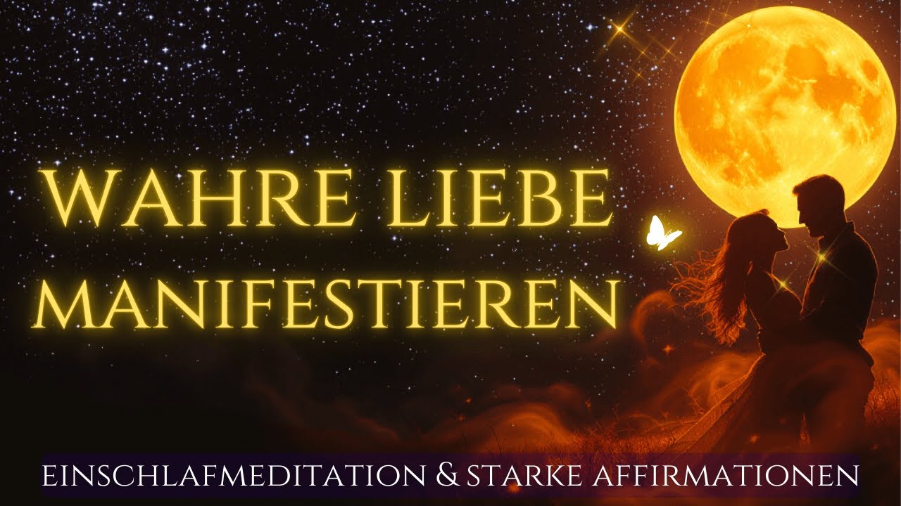 Seelenpartner anziehen ★ Manifestiere Liebe ★ Gesetz der Anziehung ★ Meditation zum Einschlafen