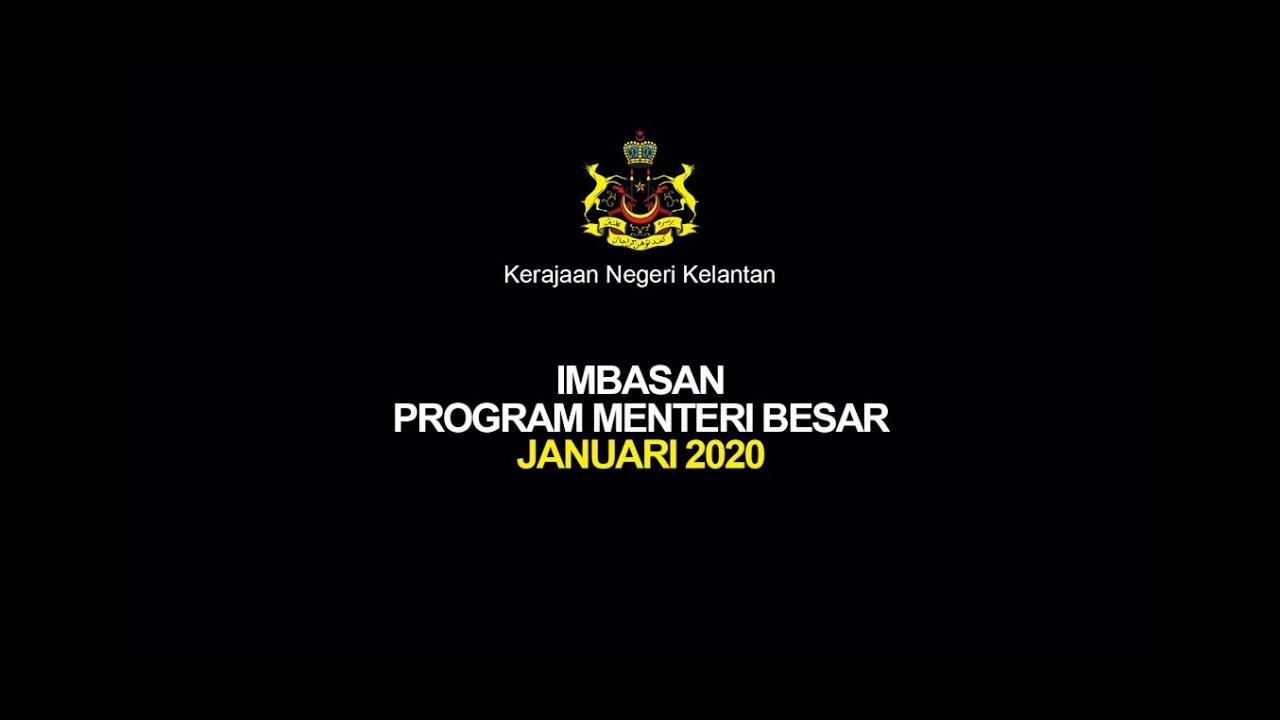 Program Dato' Ahmad Yakob Sepanjang Januari 2020
