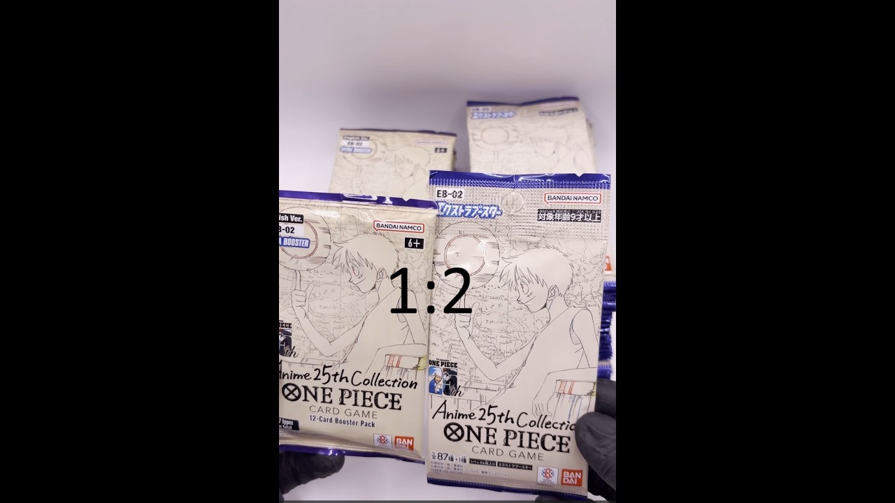 One Piece Anime 25th Collection 1:2 EN/JP Booster Battle! Which one  got better pulls?