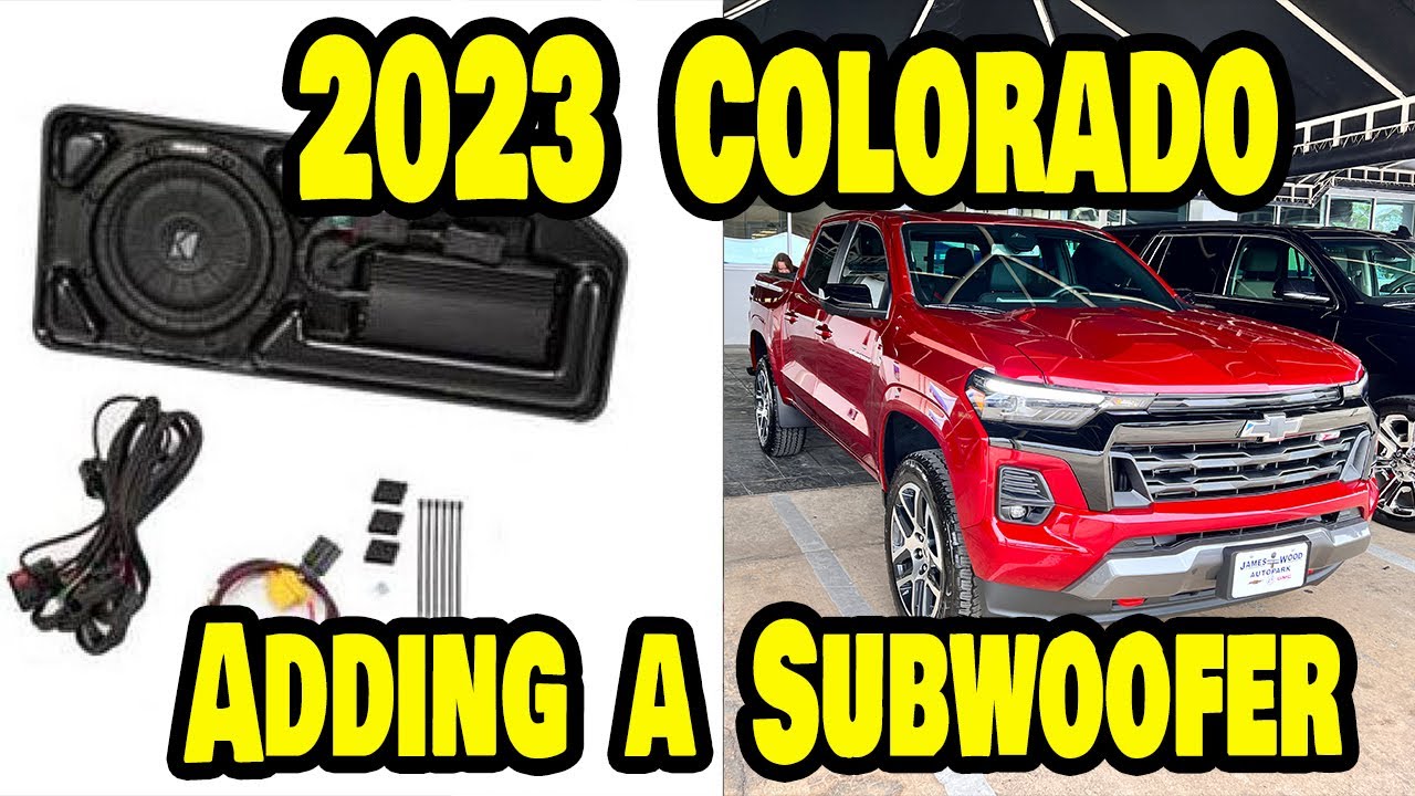 Установка сабвуфера Chevrolet Colorado 2023! #2023Colorado
