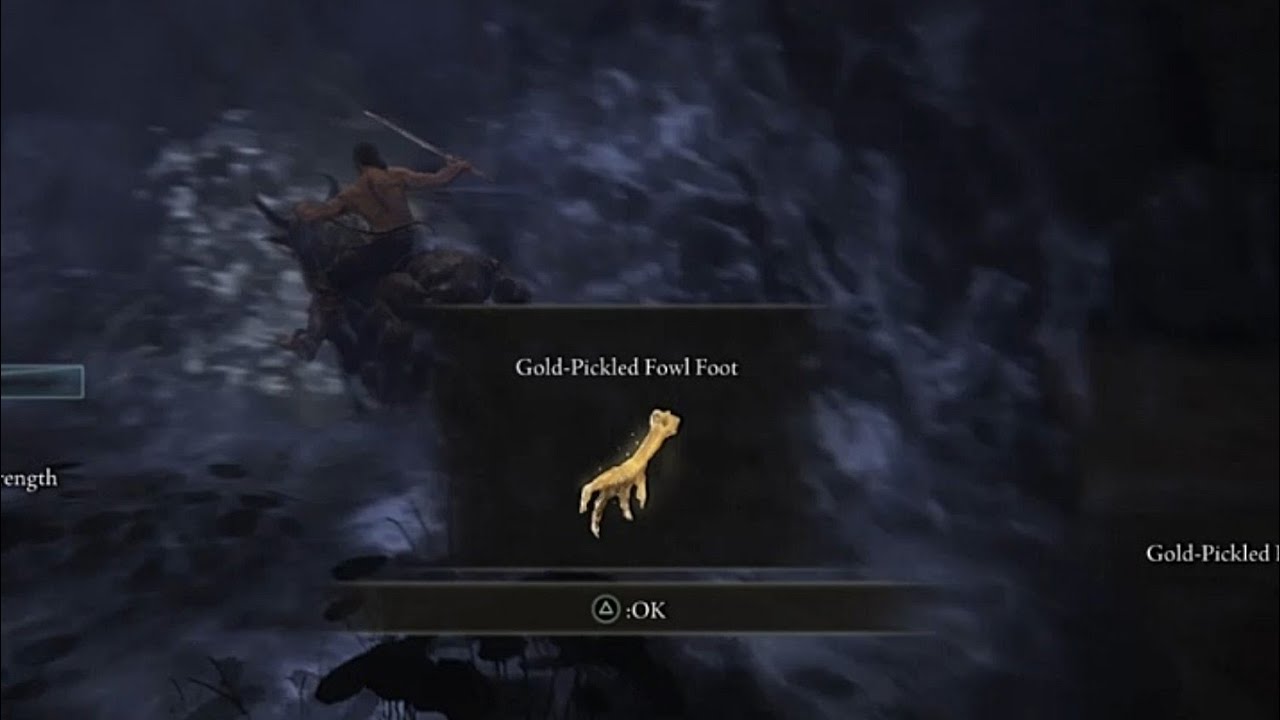 Elden Ring - How to Get Gold pickled Fowl Foot Easy Way and Location