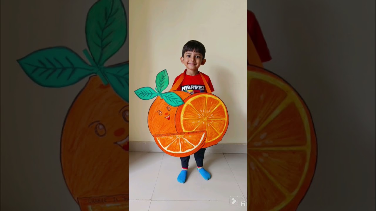 orange day celebration #school #eurokidsinternational #orangejuice #orangecolor #fancydress