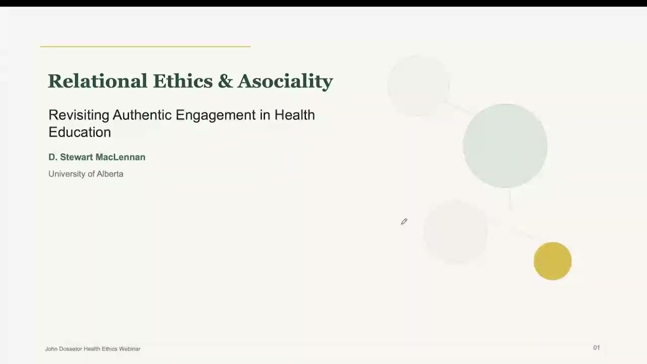 Relational Ethics & Asociality: Revisiting Authentic Engagement in Health Education