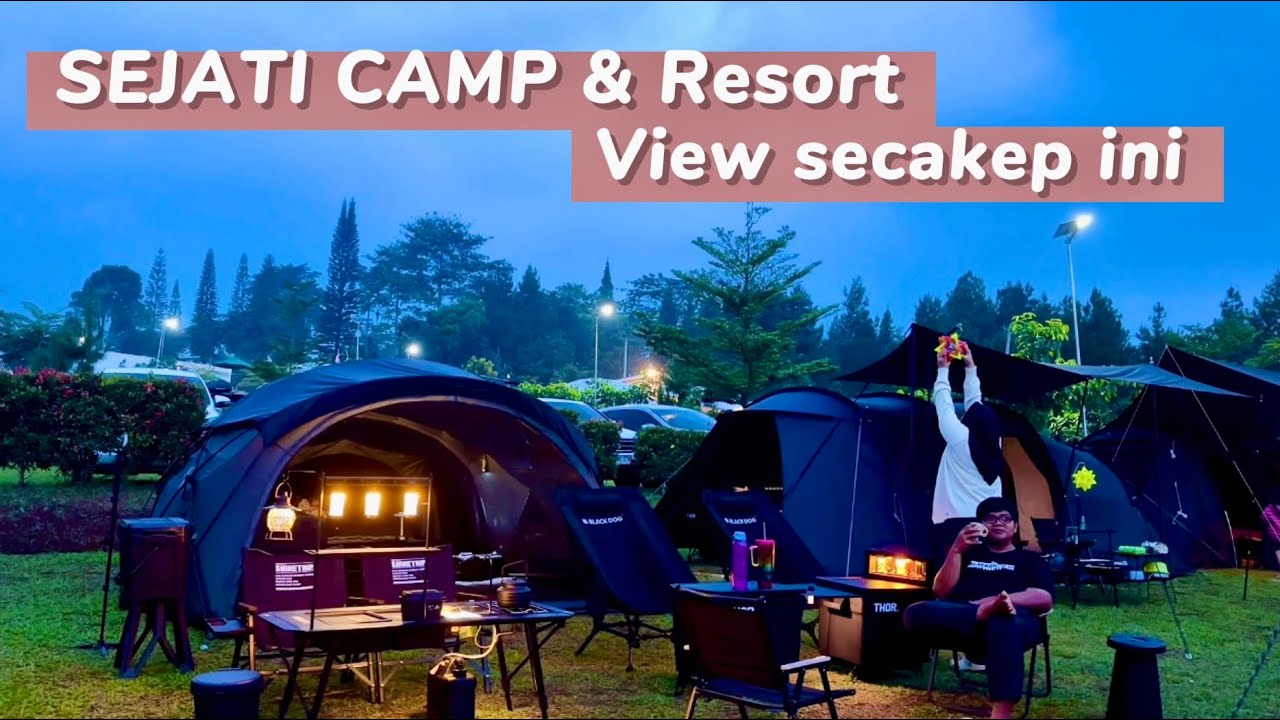 SEJATI CAMP & RESORT FASILITAS LENGKAP | Camping ground keluarga | bogor | pancawati