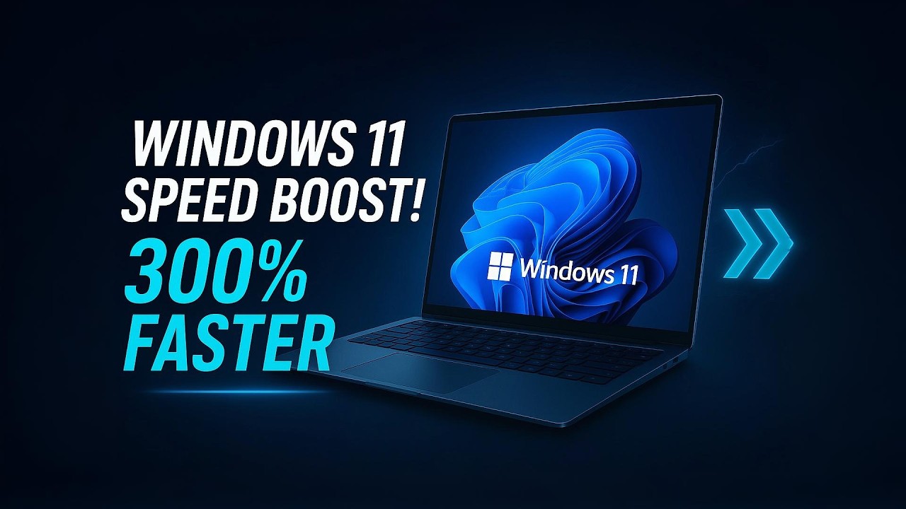 How I Made My Windows 11 300% Faster | Gaming & Low-End PCs