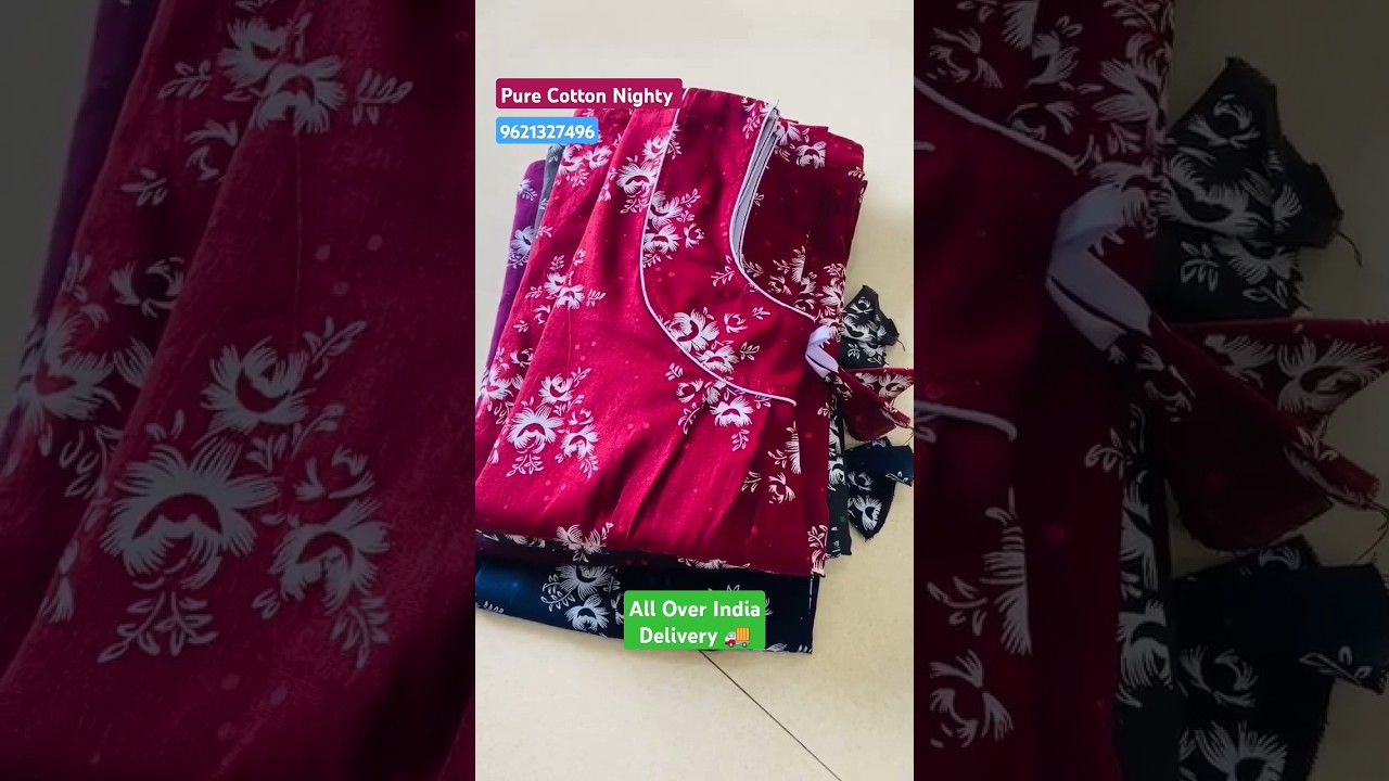 Pure Cotton Nighty Collection #nighty #nighties #nightwear #womensfashion #reseller