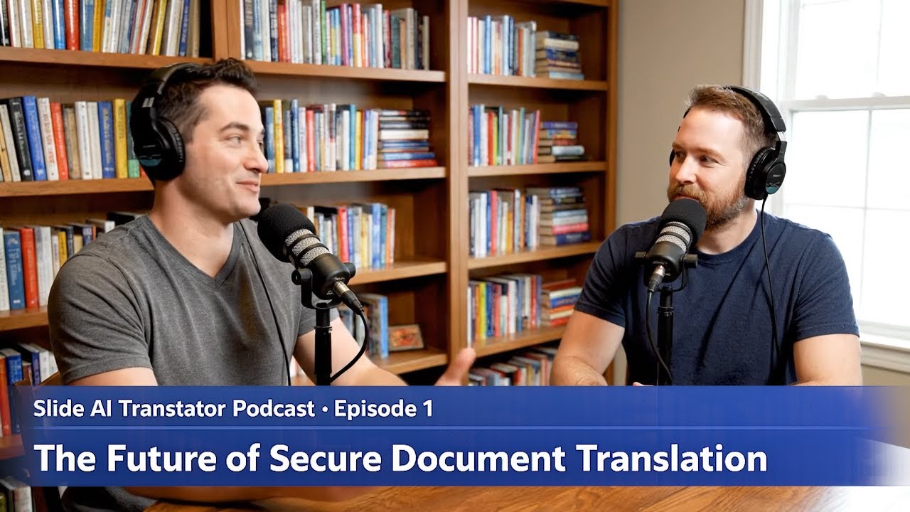 The Future of Secure Document Translation - Slide AI Translator Podcast Episode 1