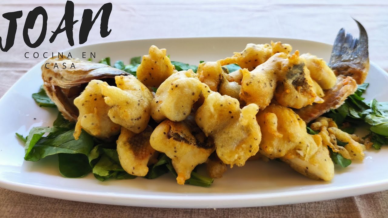 Lubina en tempura & Sea bass in tempura  #Lubinafacil