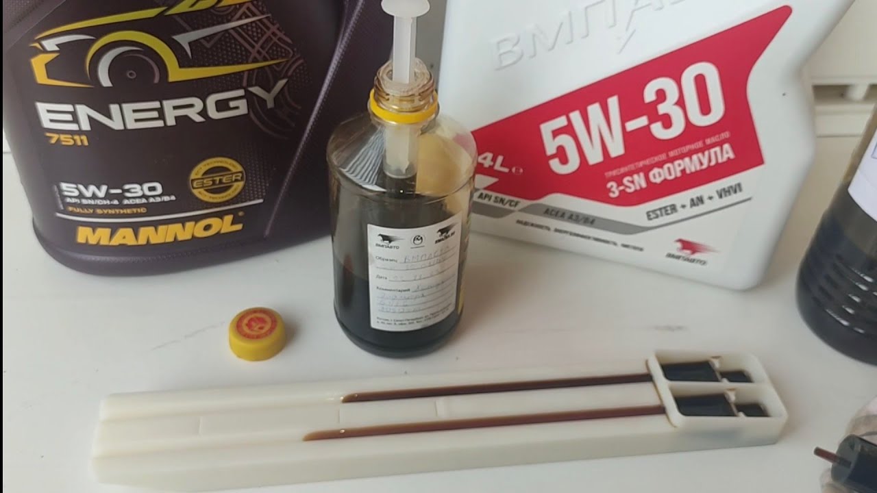 Маннол Энерджи 5w30 A3B4 потеря вязкости к 4550 км