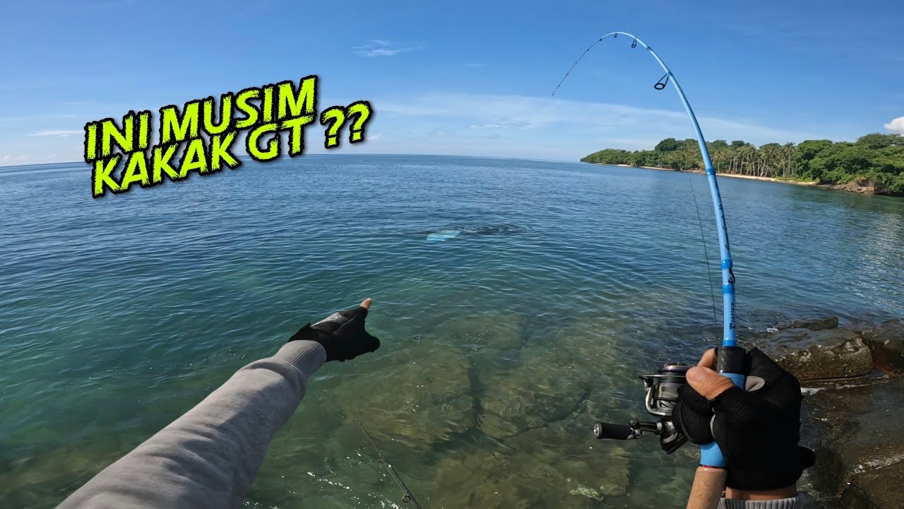MEREKA DATANG 6 BULAN SEKALI !!! Mancing pinggir pantai UL casting pakai minnow dan microjig