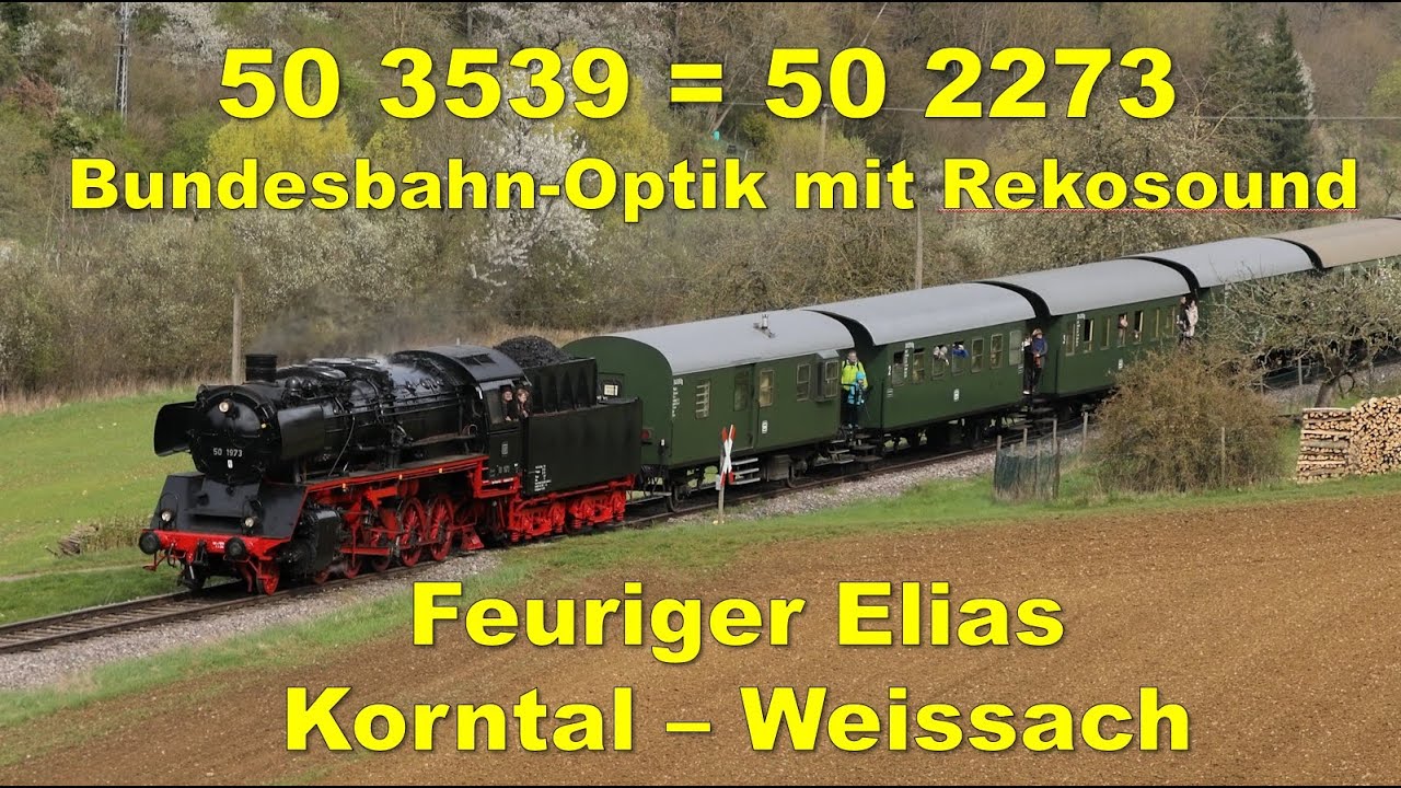 Premierenfahrt der 50 2273 als 