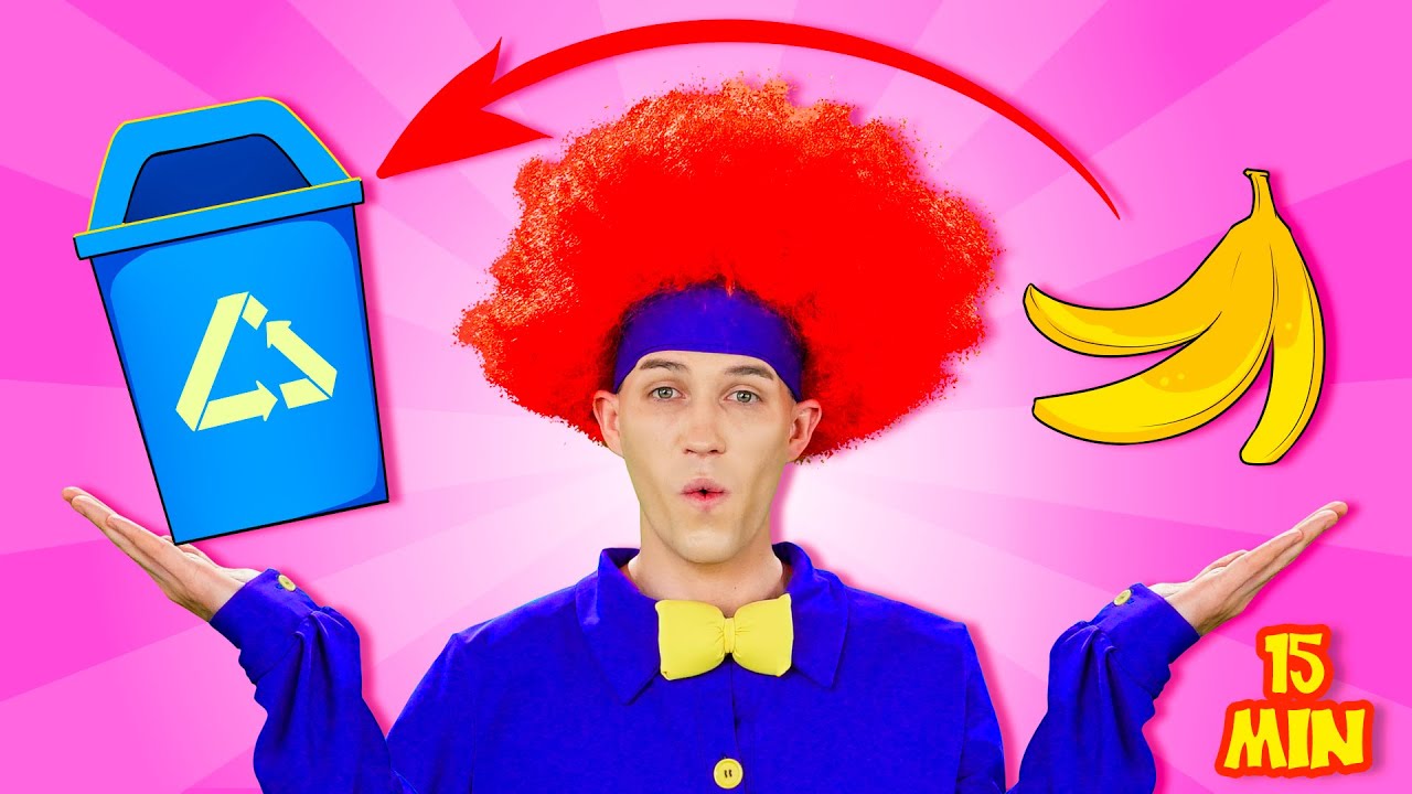 Waste Recycling Song ♻ + More | Nursery Rhymes & Kids Songs | Dominoki