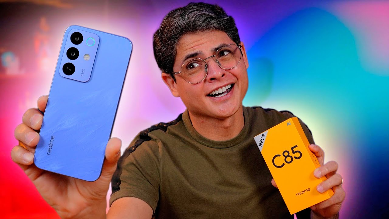 Realme C85! UM CELULAR BOM E BARATO? VEJA! Unboxing e Impressões