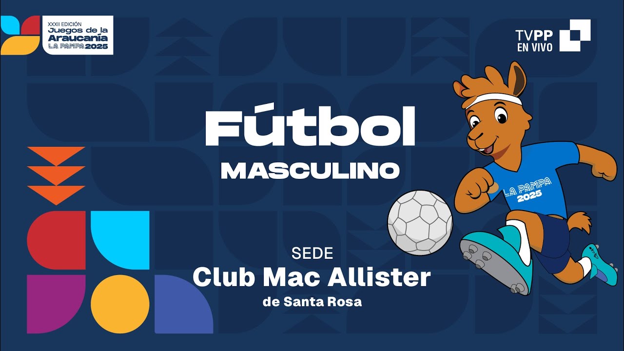 ⚽️Fútbol Masculino -Chubut 🆚 Araucanía – Club Mac Allister  | Juegos de la Araucanía 2025