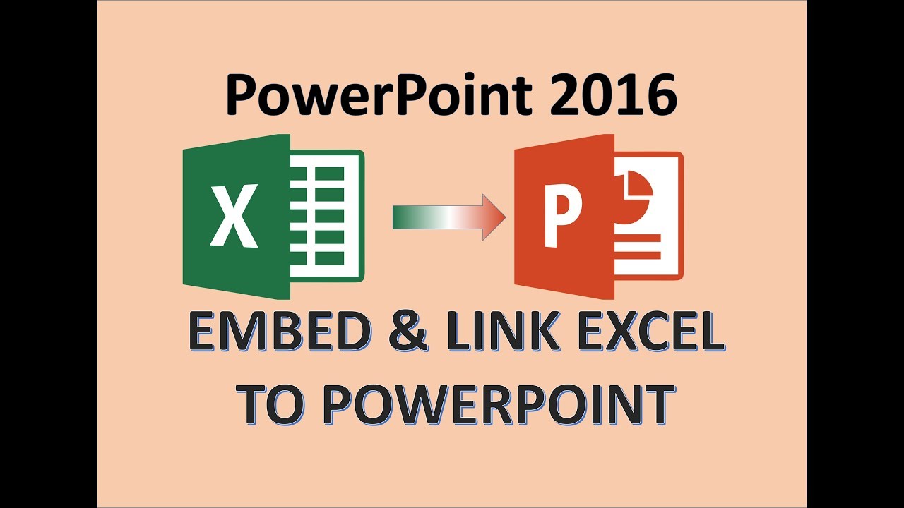 PowerPoint 2016 — Вставка Excel в PPT — Как связать лист в презентации — Создание и добавление пр...