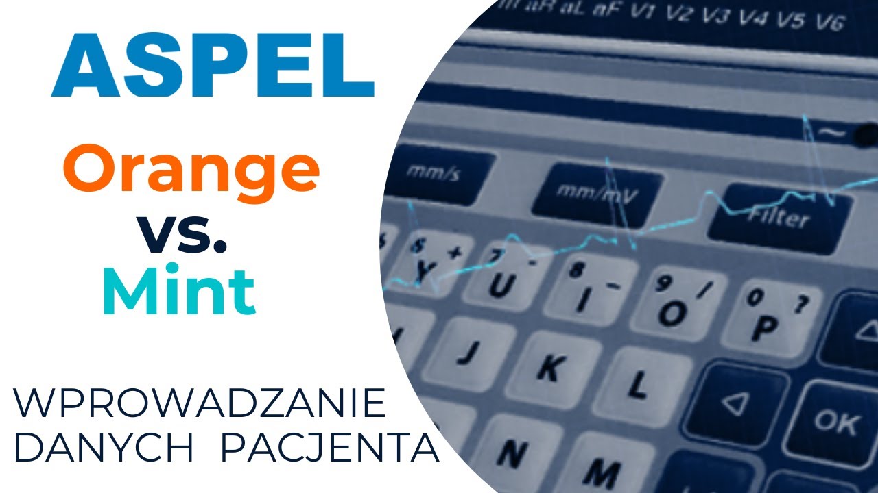 Aparaty EKG Aspel Mint i Orange - wprowadzanie danych pacjenta | ekg24.pl | 