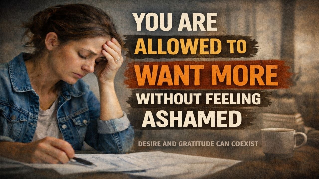 You Are Allowed to Want More — Without Feeling Ashamed