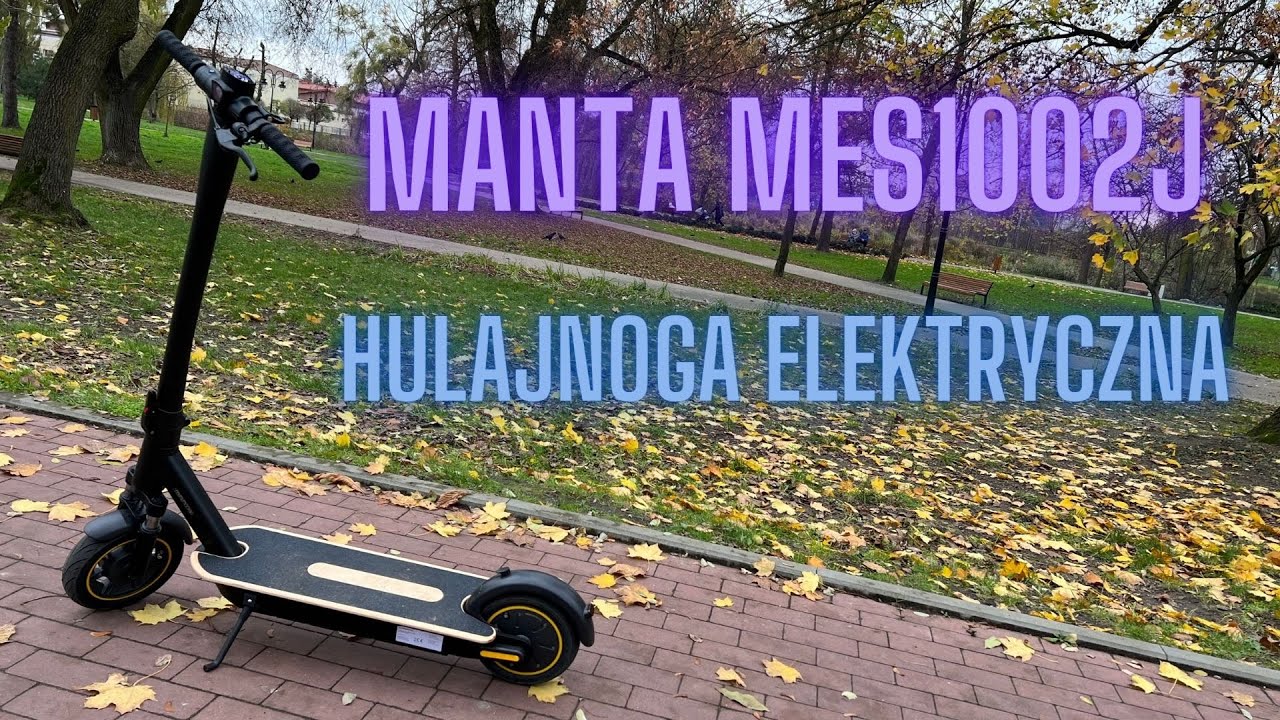 Manta MES1002J X-Rider [2022] - test hulajnogi elektrycznej 10". Szybka, zwinna i wygodna