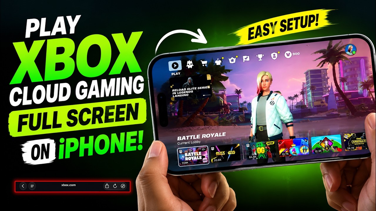 Xbox Cloud Gaming в полноэкранном режиме на iPhone! 🔥 (Простое решение)