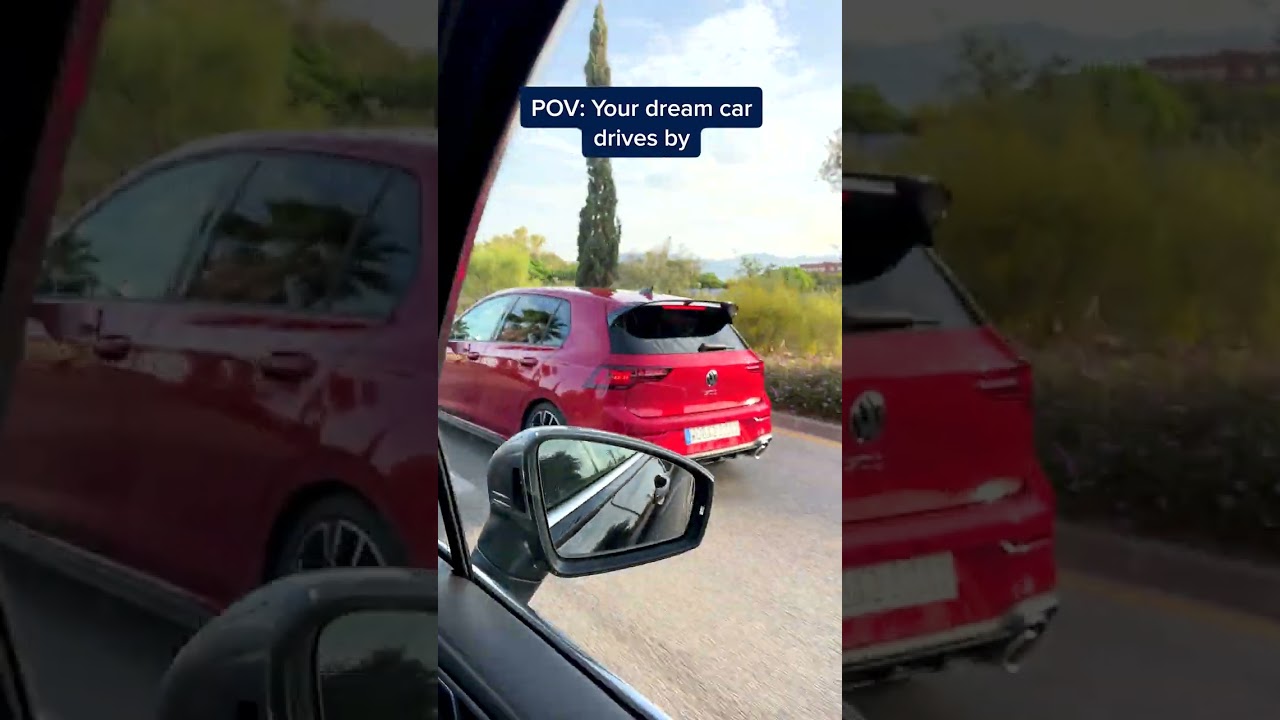 POV: Your dream car drives by! #vwgolfgti #volkswagen #vw