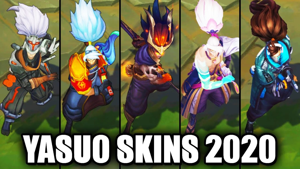 All Yasuo Skins Spotlight 2020 (League of Legends)