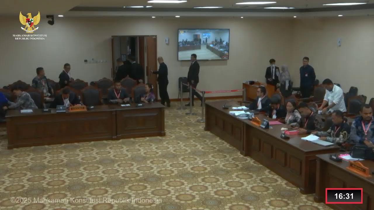 (Panel I) Sidang Perkara PHPU Gubernur, Bupati dan Walikota, Kamis, 13 Februari 2025.