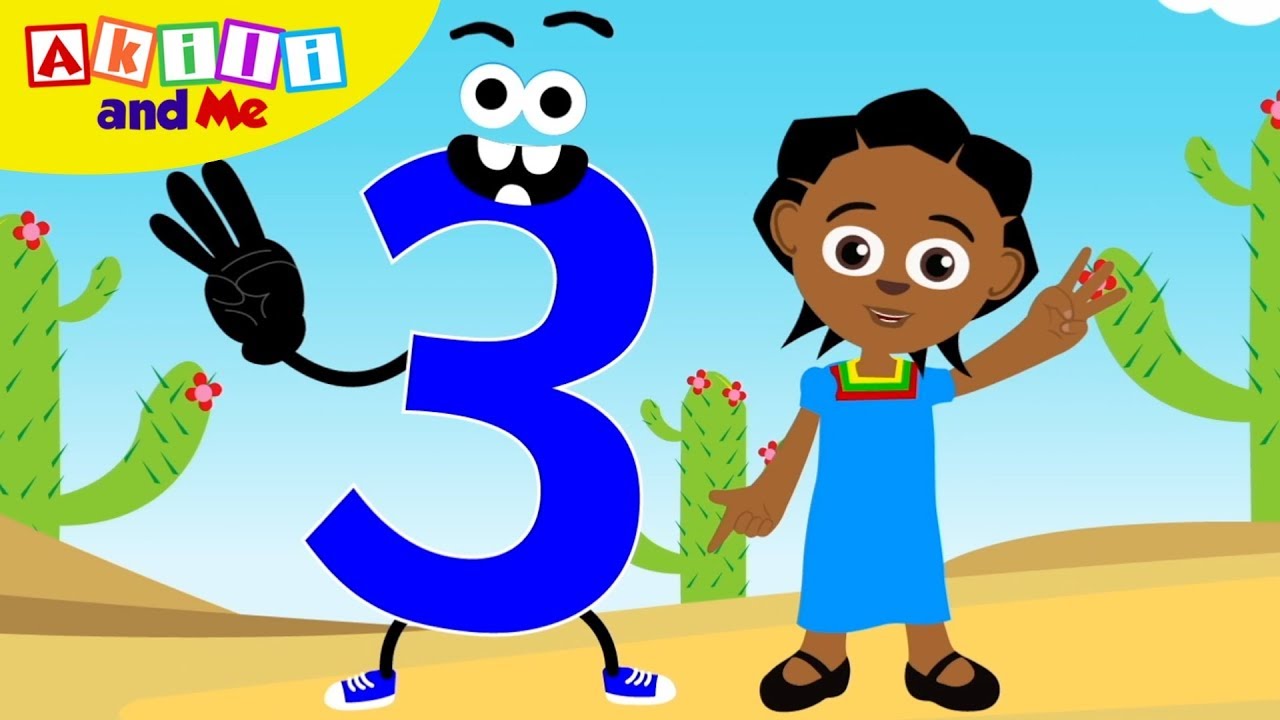 Count with Me! 1, 2, 3! - Sing with Akili and Me! | Positive Black Cartoons!