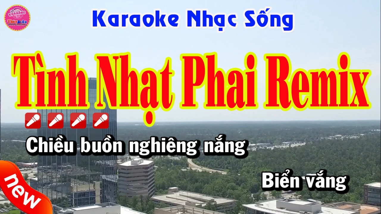 Karaoke | Tình Nhạt Phai Remix | Nhạc sống chất lượng cao