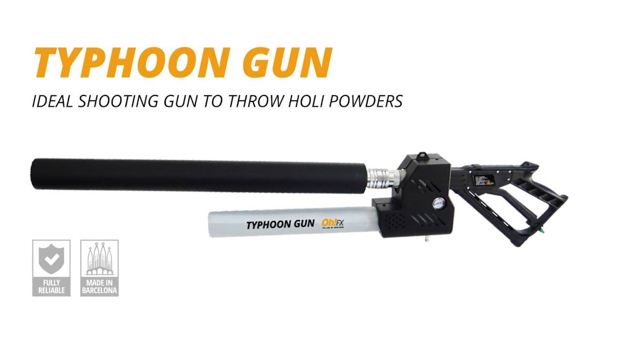 Typhoon Gun & Holi Powder