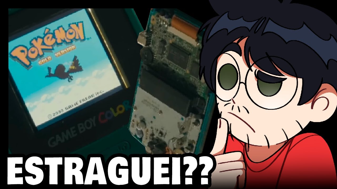 gemaplys tentando arrumar um gameboy