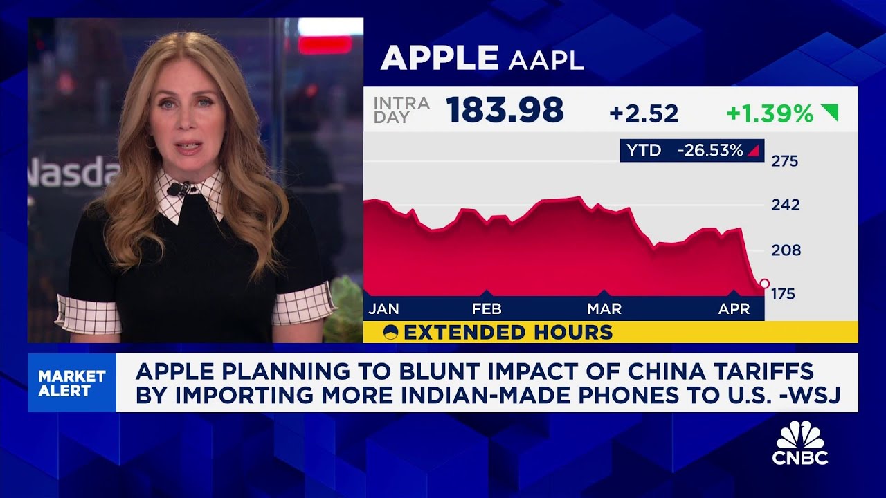 Apple planning to blunt impact of China tariffs by importing more Indian-made phones to U.S.: Report