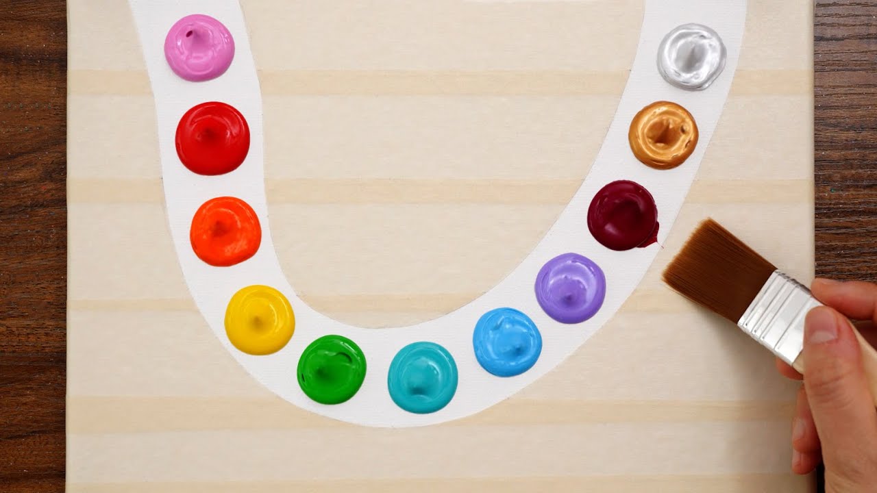 Easy Acrylic Painting For Beginners (1346) #art #painting #paintingtutorial
