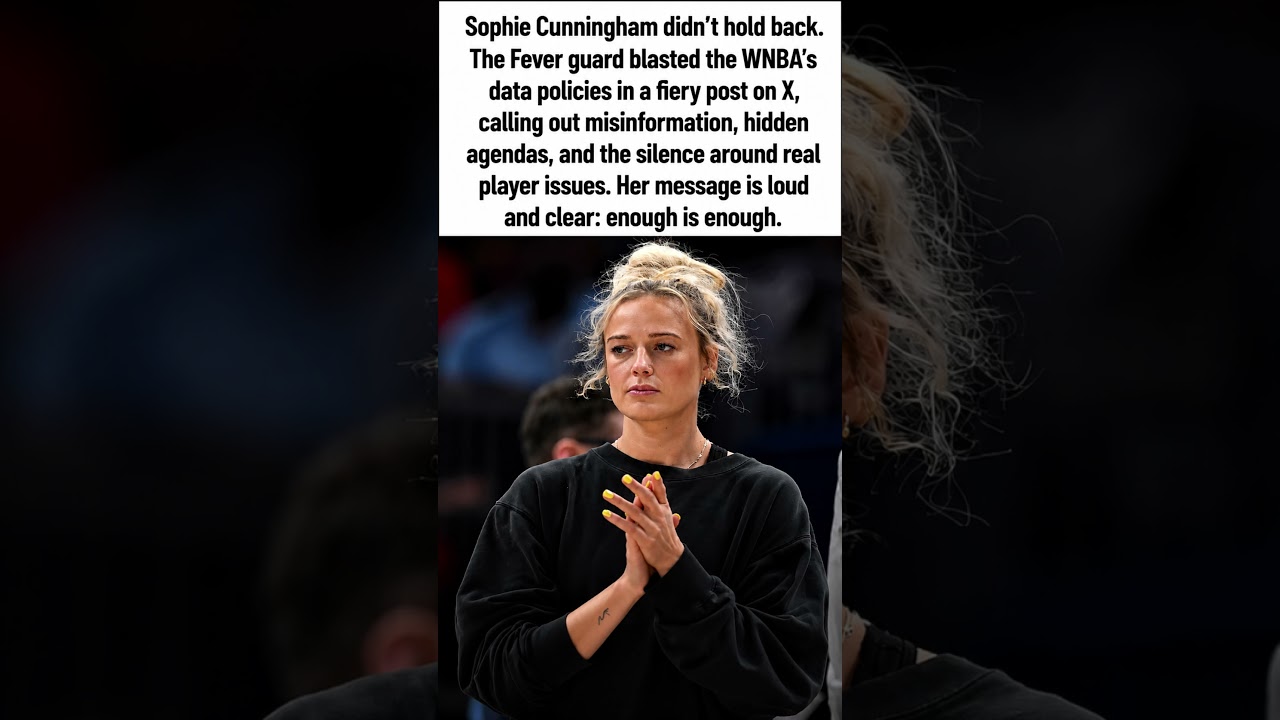 SOPHIE CUNNINGHAM STUNS Fans With Viral Data Center Comments!#SophieCunningham #WNBA #Basketball