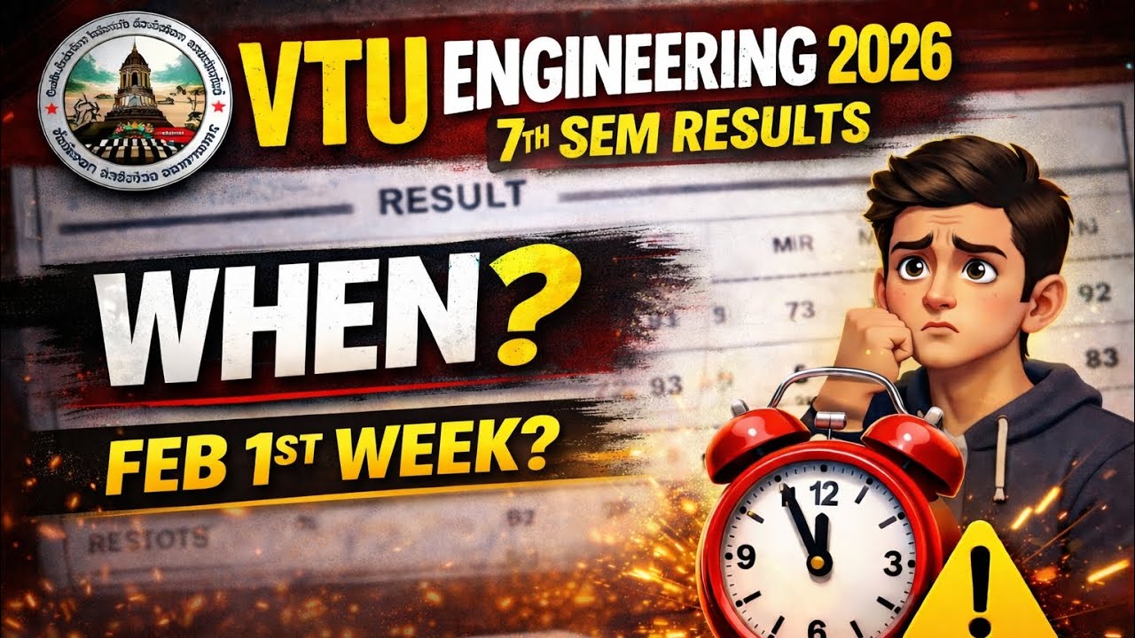 VTU Engineering 2026 || 7th sem results when?? #vtustudents #breakingnews #kannada 