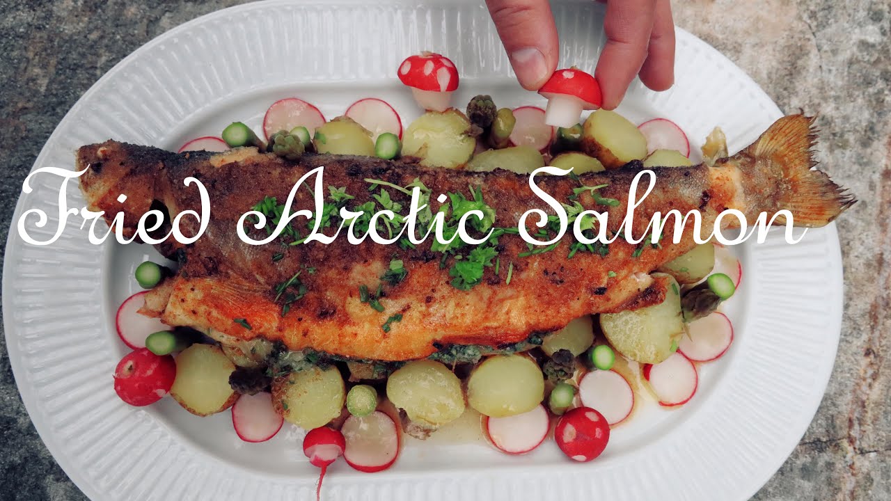 Fried Arctic Salmon 🦈-Julien Food