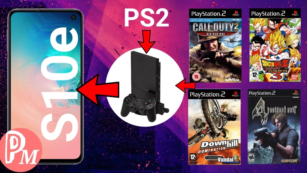 Samsung  s10e prueba de juegos de la PS2