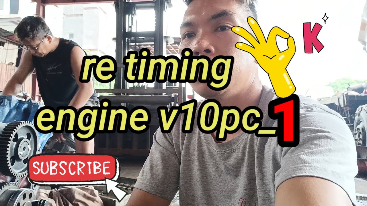 Isuzu engine v10pc-1 re timing and timing mark raffybadavlog
