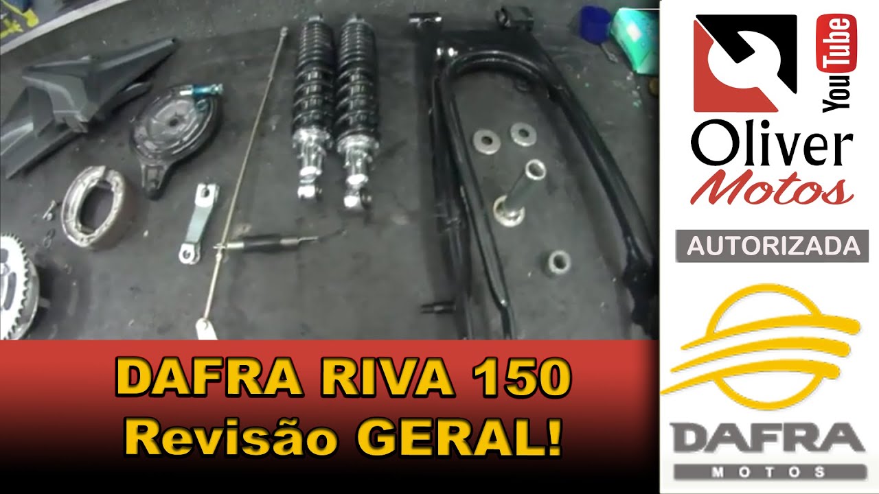Revisão Dafra Riva 150 na autorizada Dafra Oliver Motos
