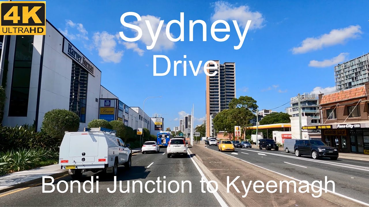 Driving Bondi Junction to Kyeemagh | Sydney Australia | 4K UHD 