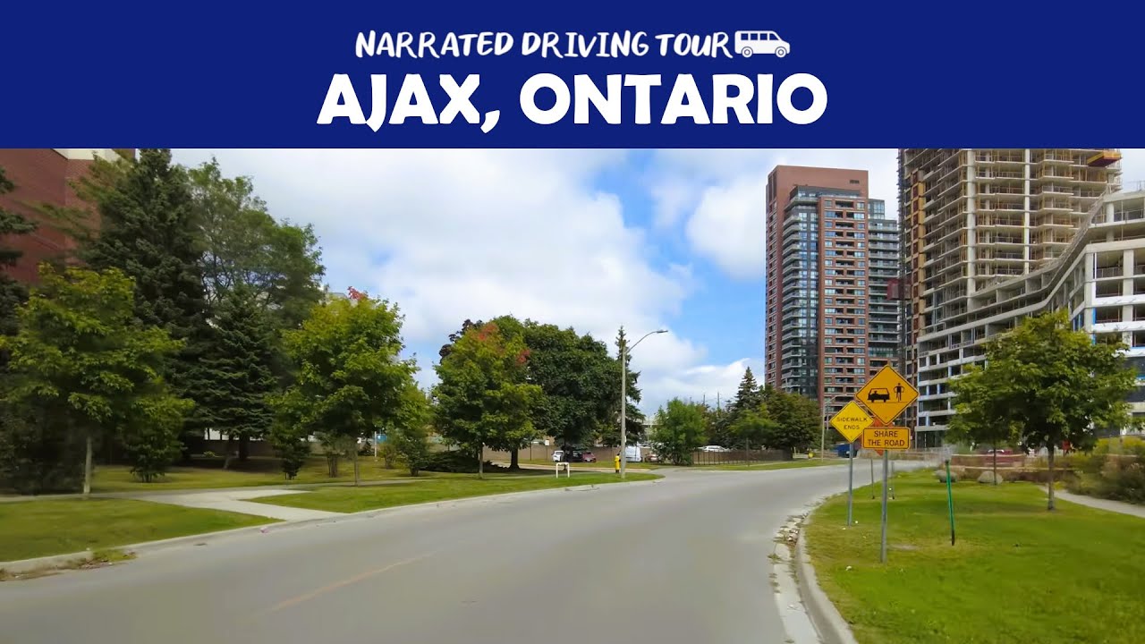 🚗 Scenic 4K Drive Through Ajax, Ontario | Explore Stunning Suburban Views 🌟🍁