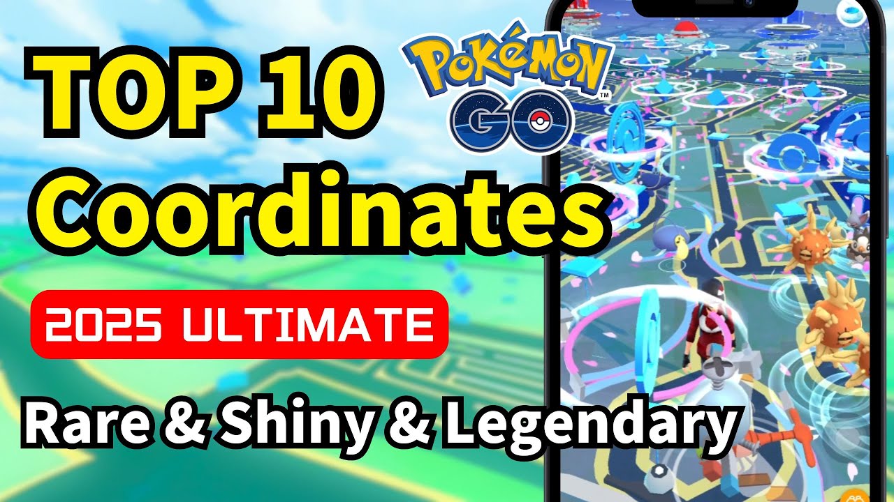 TOP 10 BEST Pokemon Go Fest 2025 Coordinates/Places/Locations for Rare & Shiny & Legendary in 2025!