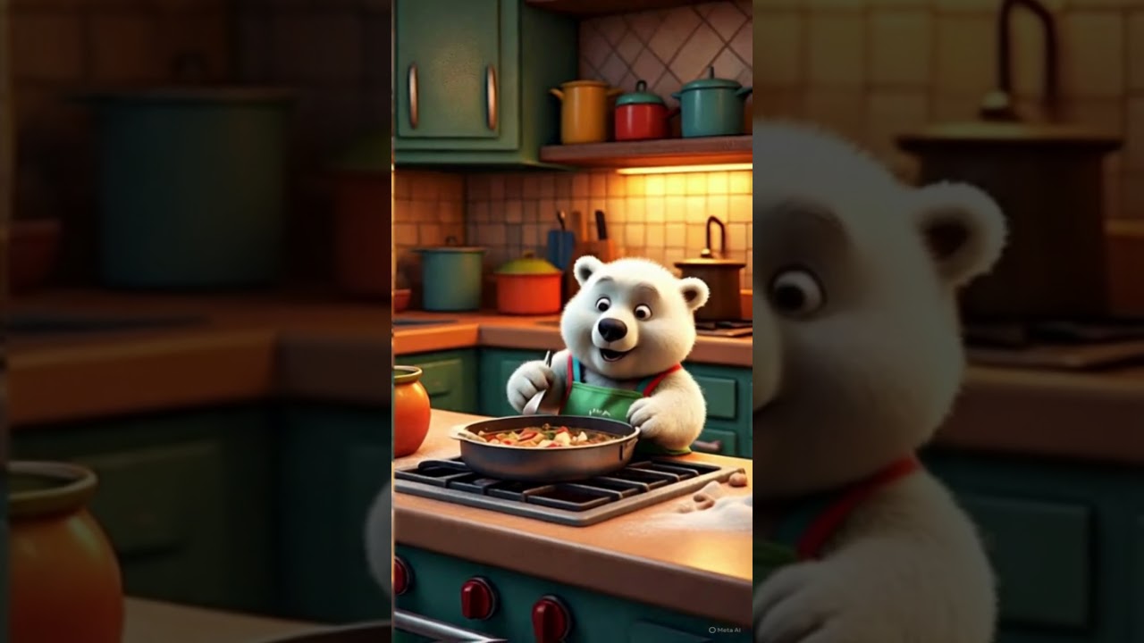 Cute Baby Animals Cooking .Fluffy Chefs