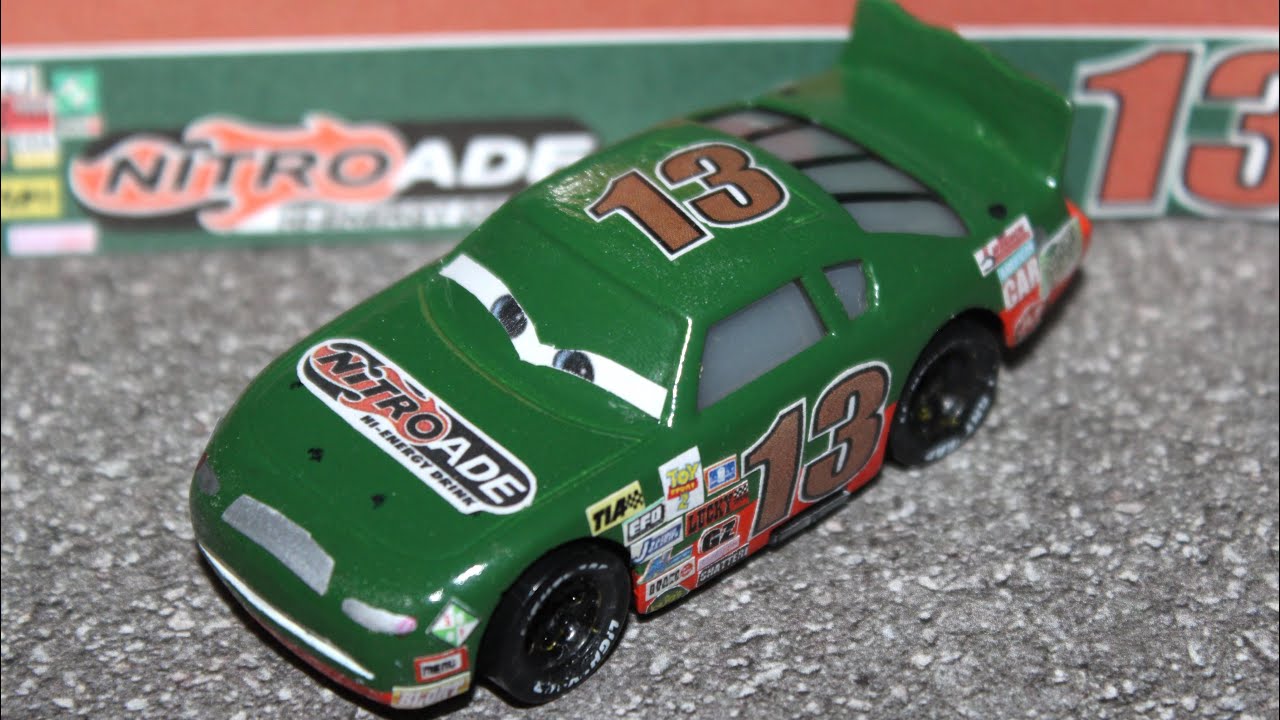 Disney Cars Nitroade #13 Piston Cup Racer Custom (концепт Чика Хикса) 2005 Тизерный трейлер, сери...