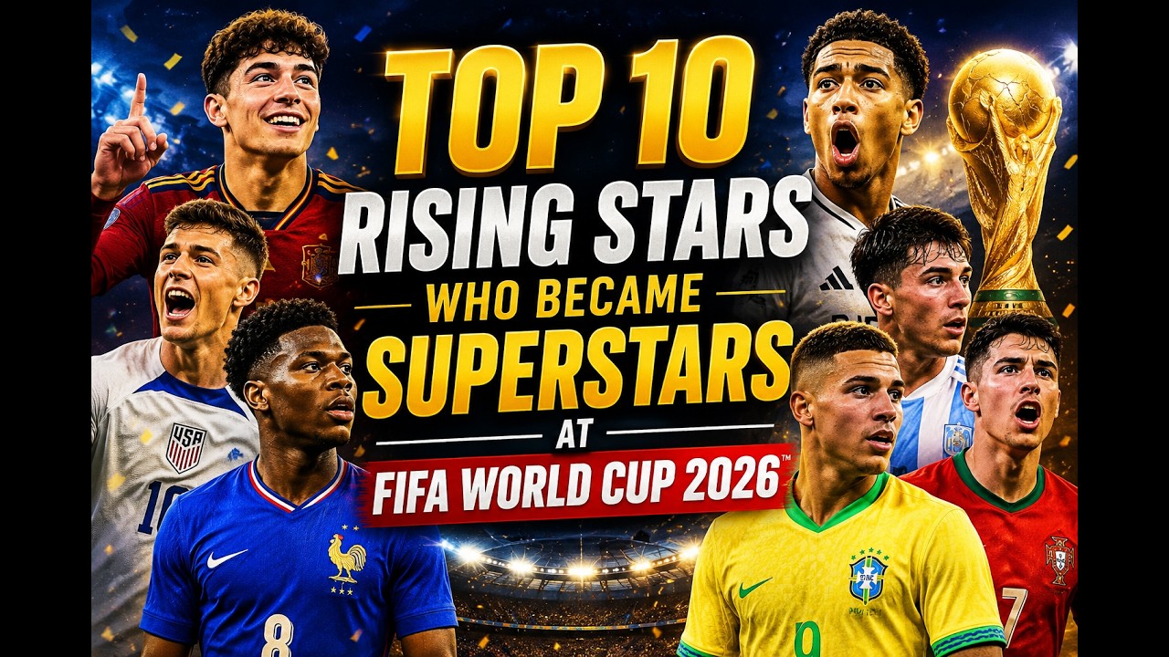 Top 10 Rising Stars Who Became Superstars at FIFA World Cup 2026 🌍⚽
