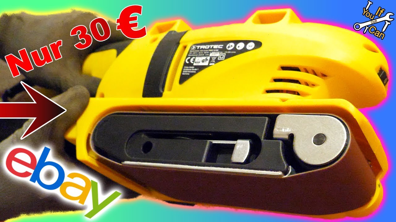 Der g&uuml;nstigste Bandschleifer von eBay - UNBOXING TROTEC-PBSS-10-600 #DIY #DoItYourSelf #Simple