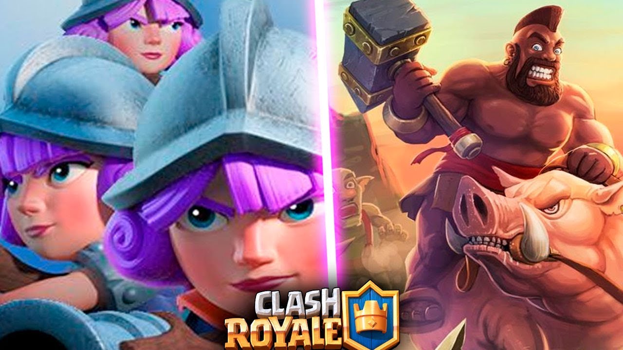 MEJOR MAZO de MONTA vs MEJOR MAZO DE MOSQUETERAS!! | Clash Royale | Rubinho vlc