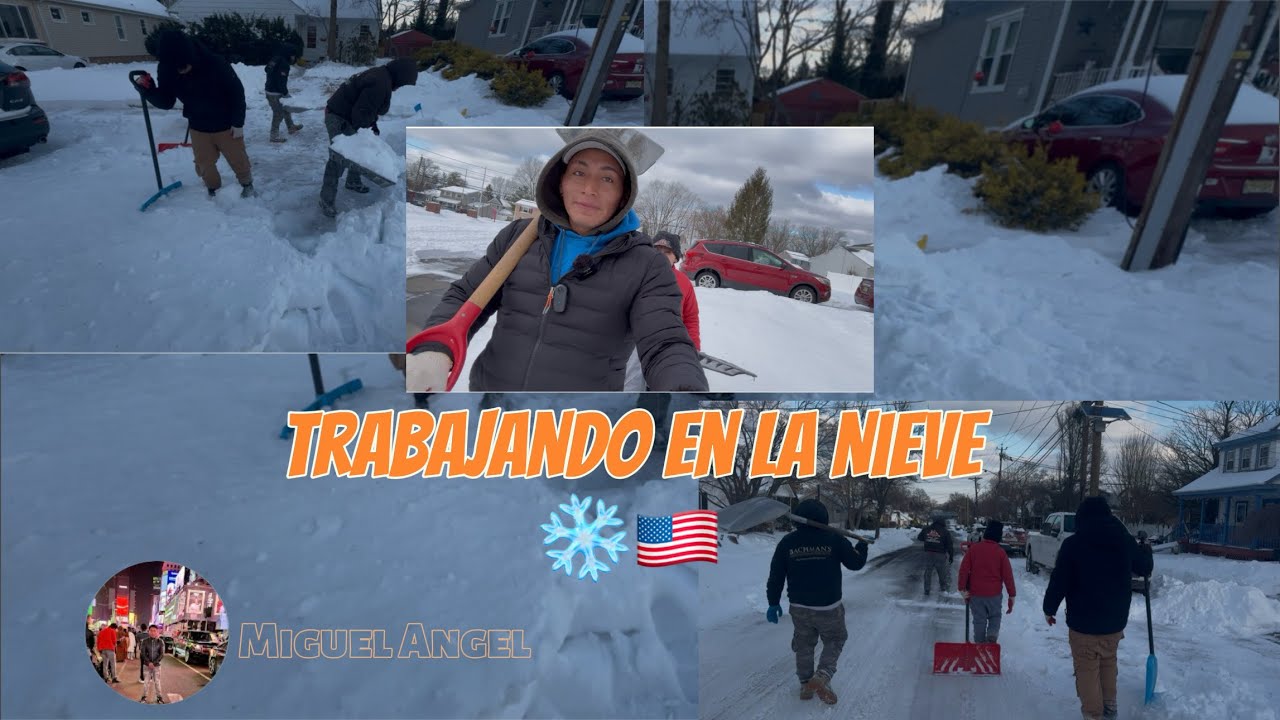 Trabajando en la Nieve ❄️🇺🇸👷