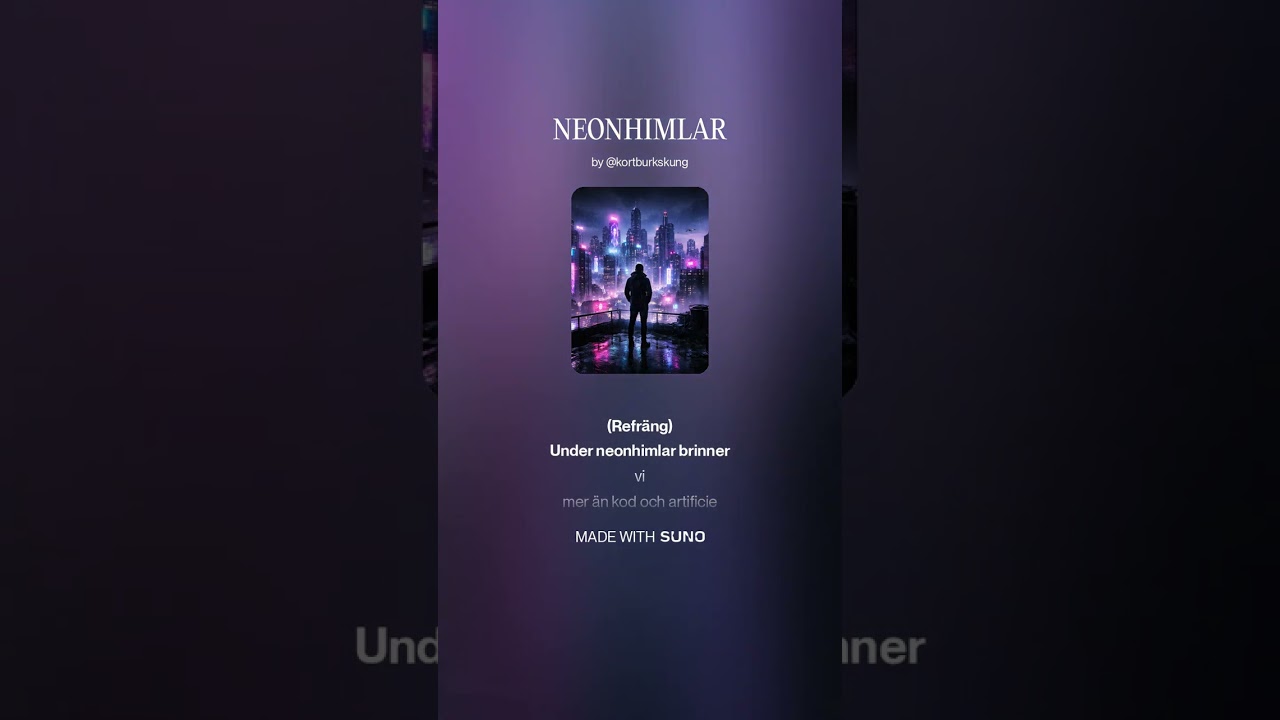 NEONHIMLAR:#mintext #musik#ai 